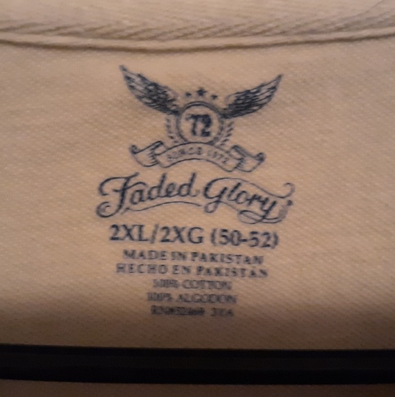 Yellow Faded Glory Polo - Picture 3 of 3